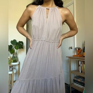 Rachel Zoe Asymmetrical Maxi Dress